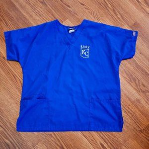 Cherokee Scrub Top Kansas City Royals